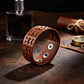 Pulsera Manilla Brazalete Cuero Ajustable Color Cafe Hombre - Miniatura 12