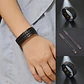 Pulsera Manilla Brazalete Cuero Ajustable Color Cafe Hombre - Miniatura 31