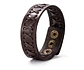 Pulsera Manilla Brazalete Cuero Ajustable Color Cafe Hombre - Miniatura 32