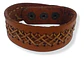 Pulsera Manilla Brazalete Cuero Ajustable Color Cafe Hombre - Miniatura 37