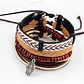 Pulsera Manilla Brazalete Cuero Mano De Fatima Hombre Mujer - Miniatura 5