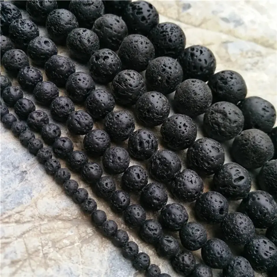Pulsera Manilla Casco Guerrero Piedras Naturales Para Hombre 6