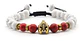 Pulsera Manilla Casco Guerrero Piedras Naturales Para Hombre - Miniatura 22