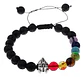 Pulsera Manilla Casco Guerrero Piedras Naturales Para Hombre - Miniatura 28
