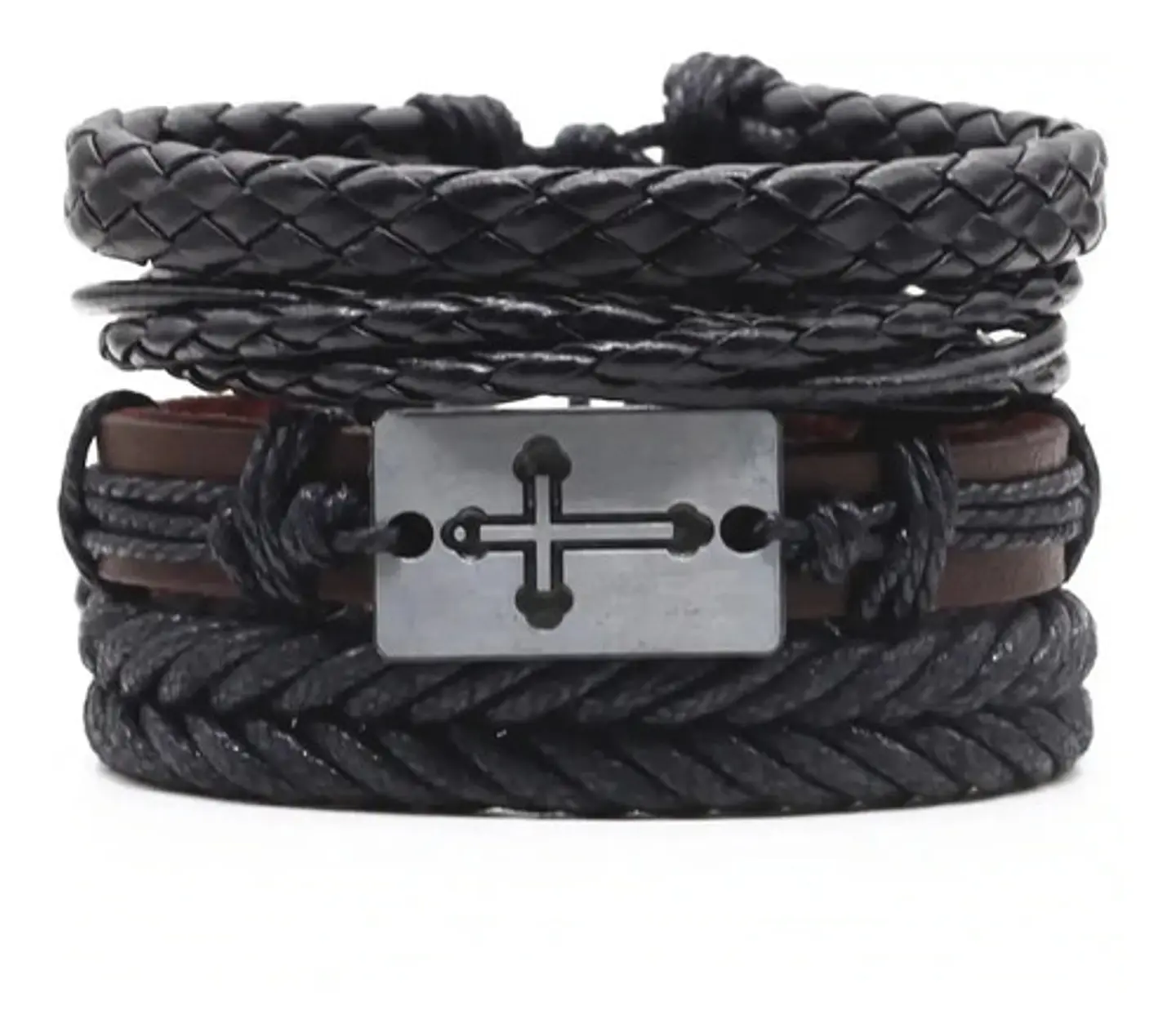Pulsera Brazalete Manilla Placa Amor Cuero Hombre Y Mujer 7