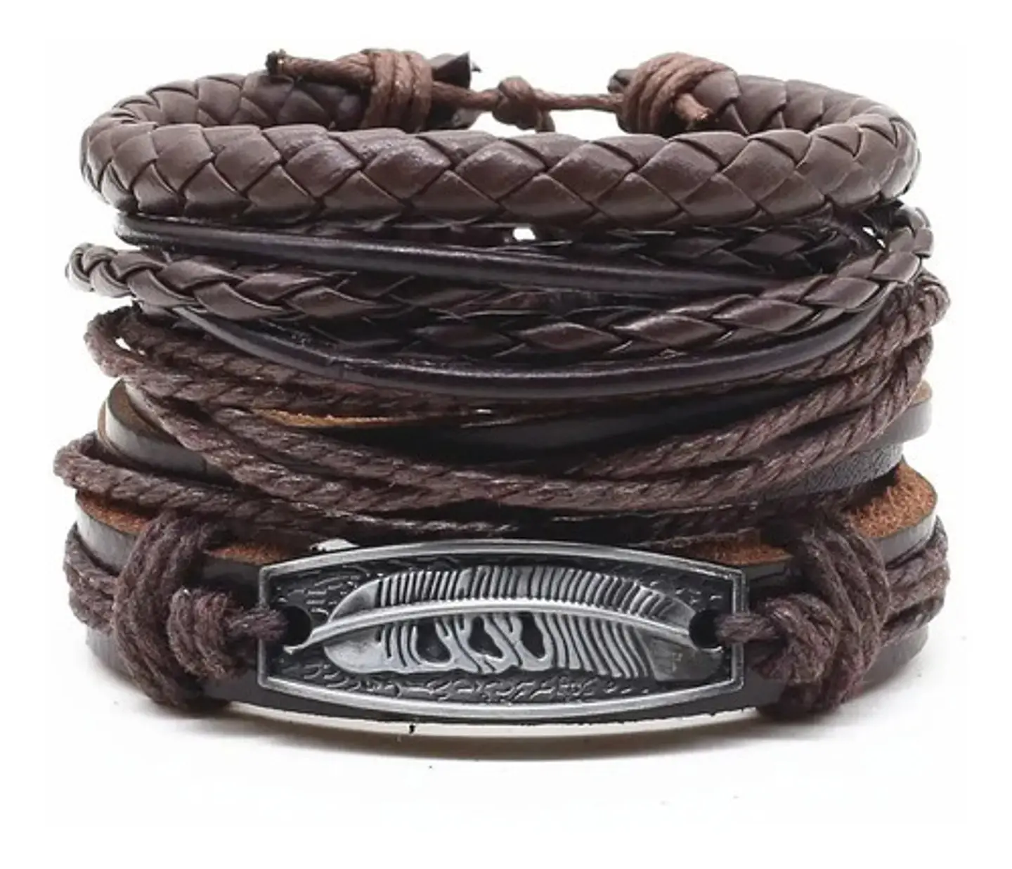 Pulsera Brazalete Manilla Placa Amor Cuero Hombre Y Mujer 11