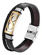 Pulsera Brazalete Infinito Acero Inoxidable Plateado Hombre  - Miniatura 5
