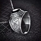 Anillo Militar Ee.uu. Color Plata Acero Inoxidable Hombre - Miniatura 5