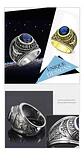 Anillo Militar Ee.uu. Color Plata Acero Inoxidable Hombre - Miniatura 7