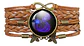 Pulsera Brazalete Manilla Cuero Signos Zodiaco Mujer Hombre - Miniatura 17