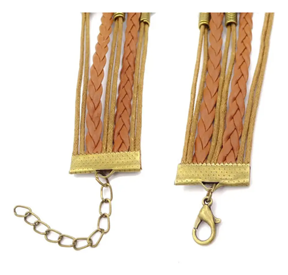 Pulsera Brazalete Manilla Cuero Signos Zodiaco Mujer Hombre 28