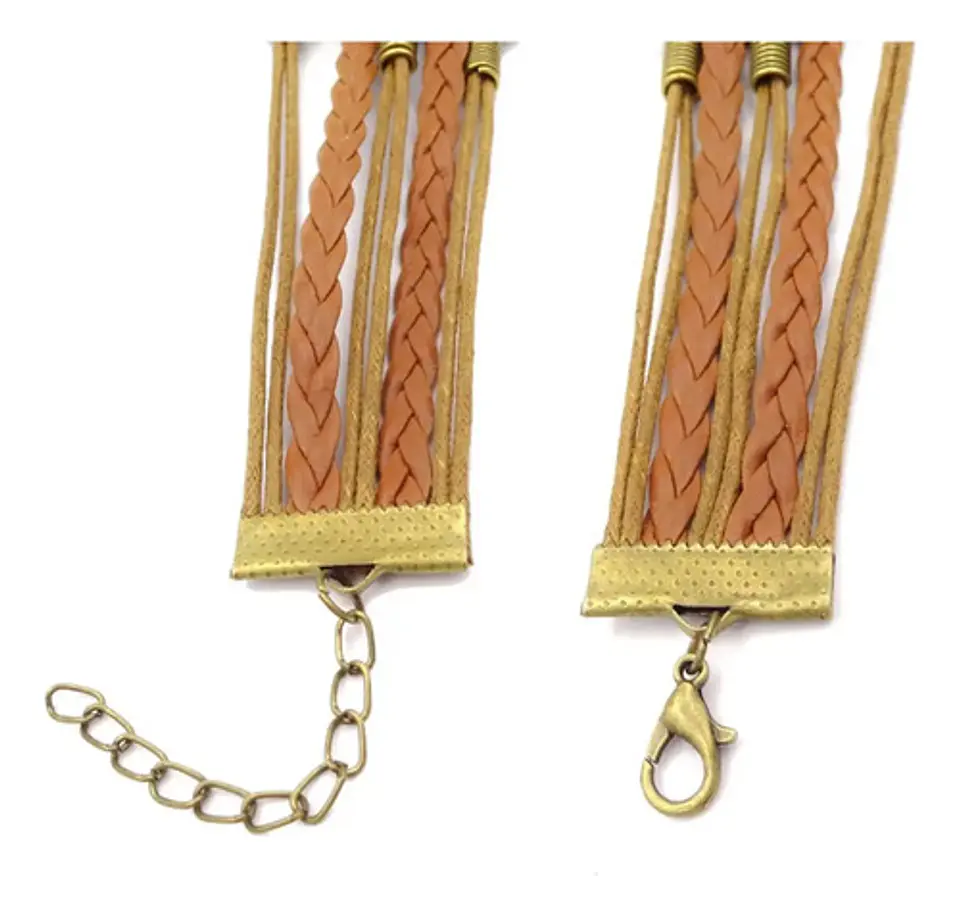 Pulsera Brazalete Manilla Cuero Signos Zodiaco Mujer Hombre 32