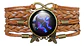 Pulsera Brazalete Manilla Cuero Signos Zodiaco Mujer Hombre - Miniatura 33