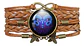 Pulsera Brazalete Manilla Cuero Signos Zodiaco Mujer Hombre - Miniatura 41