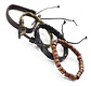 Pulsera Brazalete Manilla Ancla Cuero Genuino Hombre Mujer - Miniatura 2