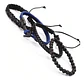 Pulsera Brazalete Manilla Ancla Cuero Genuino Hombre Mujer - Miniatura 4