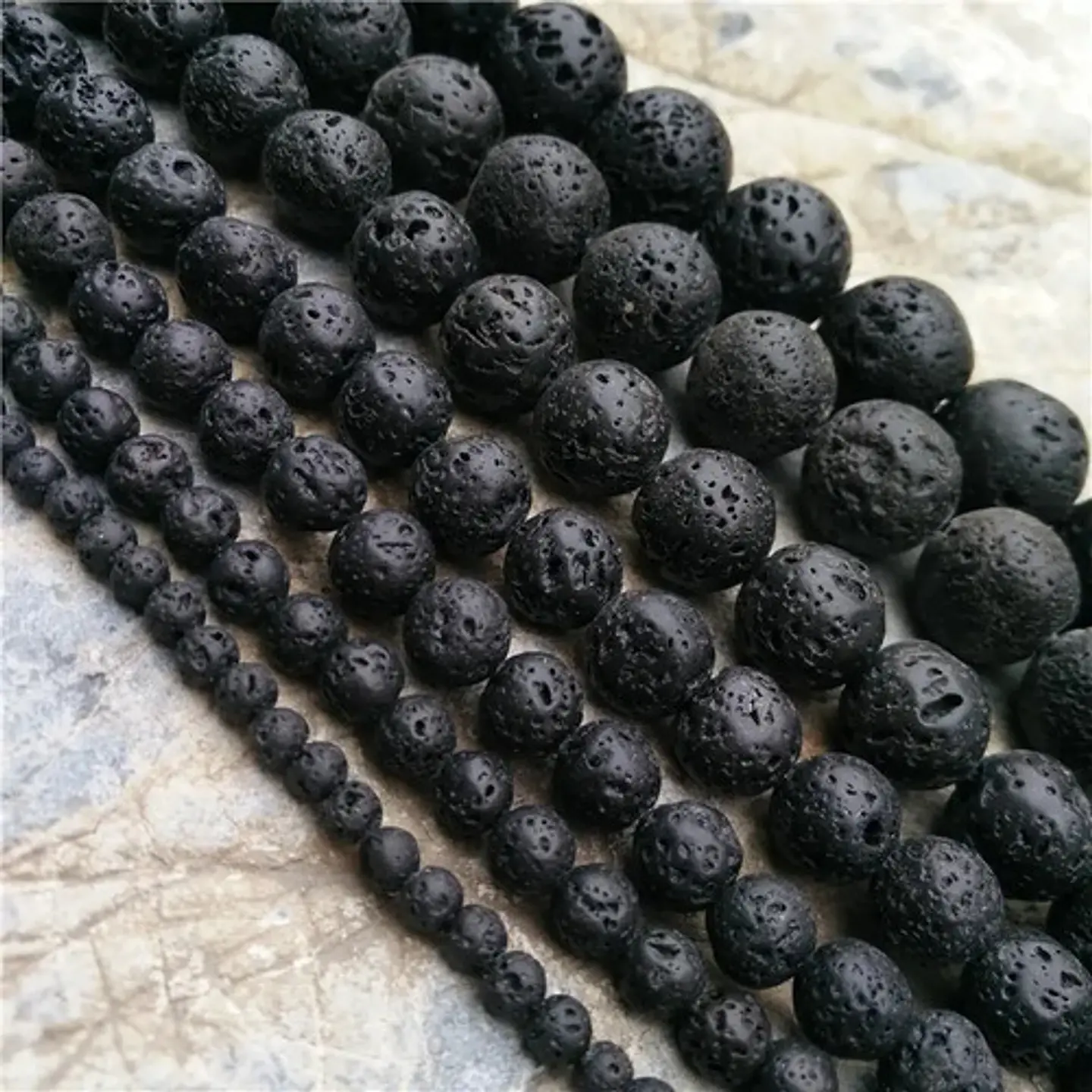 Pulsera Manilla Ajustable Piedras Ojo Tigre Volcánica Hombre 3
