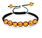 Pulsera Manilla Ajustable Piedras Ojo Tigre Volcánica Hombre - Miniatura 7
