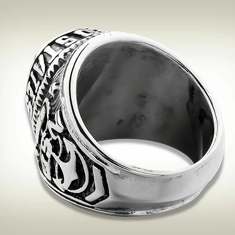 Anillo Militar Estados Unidos Aguila Acero Inoxidable Hombre