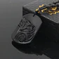 Collar Piedra Obsidiana Lobo Vikingo Amuleto Hombre Mujer   - Miniatura 3