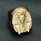 Anillo Egipcio Faraón Acero Inoxidable Color Oro Para Hombre - Miniatura 7