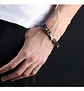 Pulsera Manilla Acero Inoxidable Águila Cuero Negro Hombre - Miniatura 5