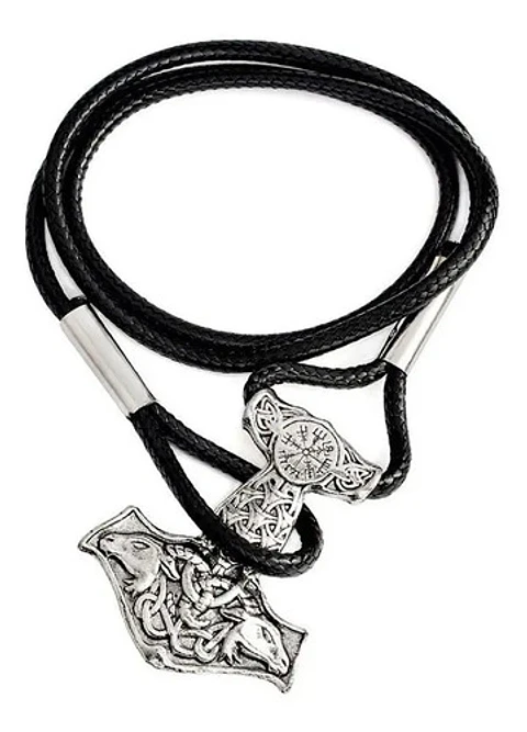 Pulsera Brazalete Manilla Martillo Mjolnir Vikingo Hombres