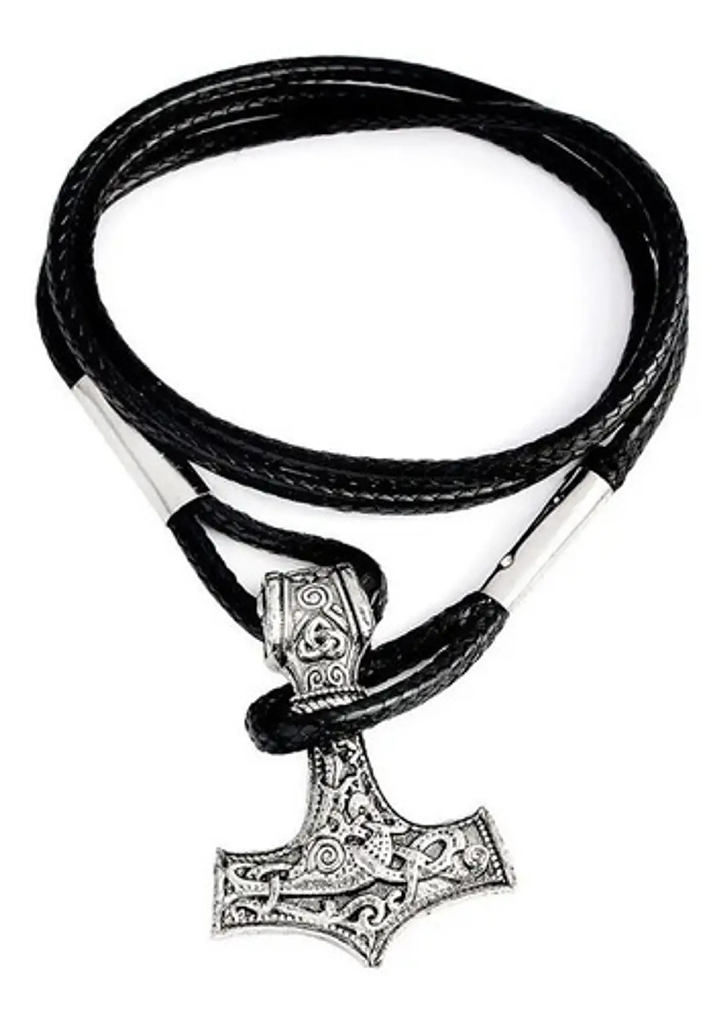 Pulsera Brazalete Manilla Martillo Mjolnir Vikingo Hombres 4