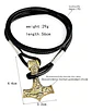 Pulsera Brazalete Manilla Martillo Mjolnir Vikingo Hombres - Miniatura 5
