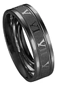 Anillo Argolla Anillo Numeros Romano Acero Inoxidable Hombre - Miniatura 7