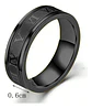 Anillo Argolla Anillo Numeros Romano Acero Inoxidable Hombre - Miniatura 10