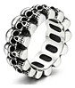Anillo Para Hombre En Acero Cráneo Calavera Color Plata - Miniatura 1