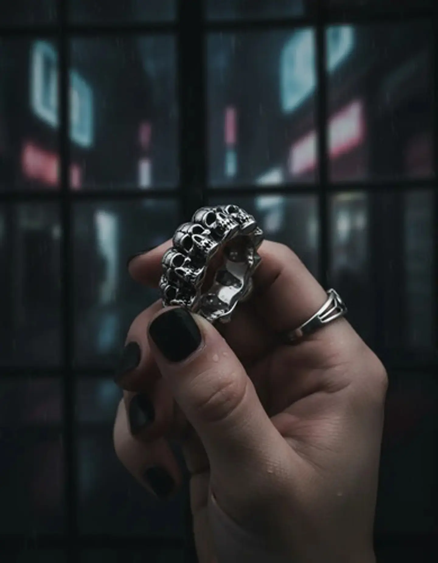 Anillo Para Hombre En Acero Cráneo Calavera Color Plata 4