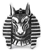 Anillo Acero Inoxidable Anubis Egipcio Color Plata Hombre - Miniatura 3