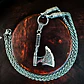 Collar Vikingo Lobo Runas Thor Acero Inoxidable Para Hombre - Miniatura 6