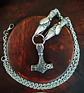 Collar Vikingo Lobo Runas Thor Acero Inoxidable Para Hombre - Miniatura 13