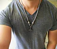 Collar Vikingo Lobo Runas Thor Acero Inoxidable Para Hombre - Miniatura 15