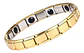 Pulsera Brazalete Turmalina Magnética Acero Inoxidabl Hombre - Miniatura 12