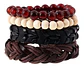 Pulsera Brazalete Manilla Ancla Anzuelo Cuero Hombre Y Mujer - Miniatura 3