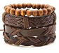Pulsera Brazalete Manilla Ancla Anzuelo Cuero Hombre Y Mujer - Miniatura 15