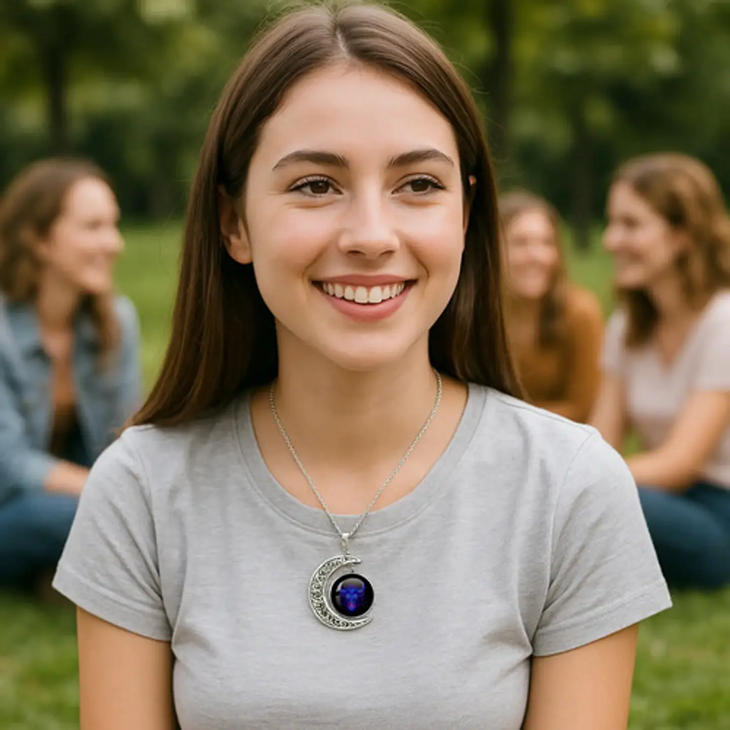 Collar Para Mujer Hombre Cristal Signos Zodiaco Constelación 14
