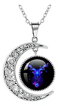 Collar Para Mujer Hombre Cristal Signos Zodiaco Constelación - Miniatura 18