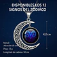 Collar Para Mujer Hombre Cristal Signos Zodiaco Constelación - Miniatura 49