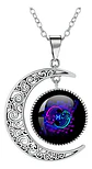 Collar Para Mujer Hombre Cristal Signos Zodiaco Constelación - Miniatura 90