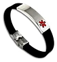 Pulsera Manilla Acero Inoxidable Medico Alerta Medica Hombre - Miniatura 1