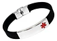 Pulsera Manilla Acero Inoxidable Medico Alerta Medica Hombre - Miniatura 5
