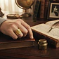 Anillo Color Oro Oro Masón Relieve Acero Inoxidable Hombre - Miniatura 7