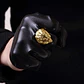 Anillo Color Oro Cabeza Leon Dorado Acero Inoxidable Hombre - Miniatura 6