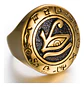 Anillo Color Oro Ojo Horus Egipcio Acero Inoxidable Hombre - Miniatura 3