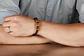 Pulsera Brazalete Cuero Cierre Acero Inoxidable Para Hombre - Miniatura 4